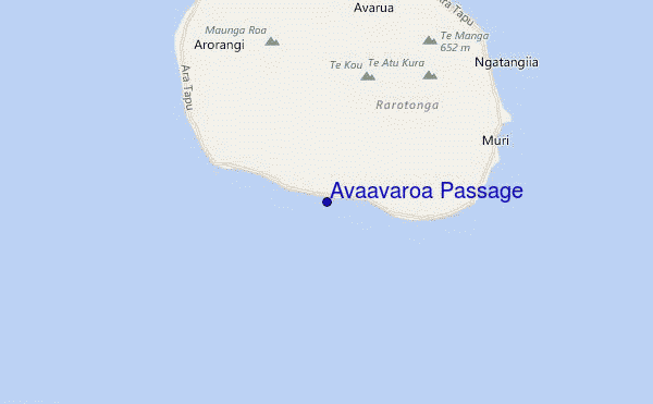 mappa di localizzazione di Avaavaroa Passage