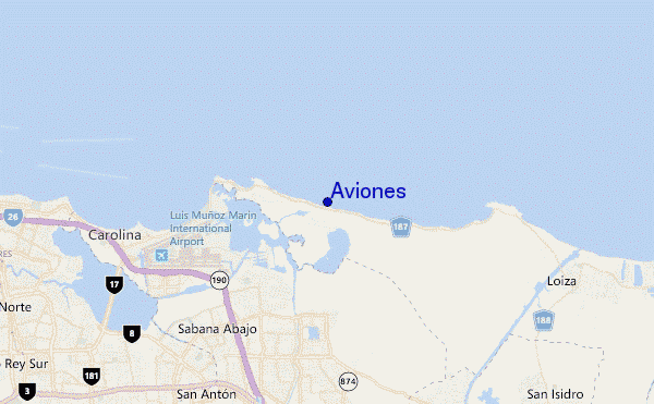mappa di localizzazione di Aviones