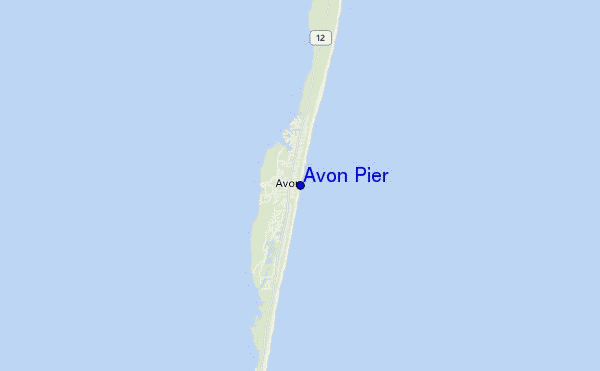 mappa di localizzazione di Avon Pier