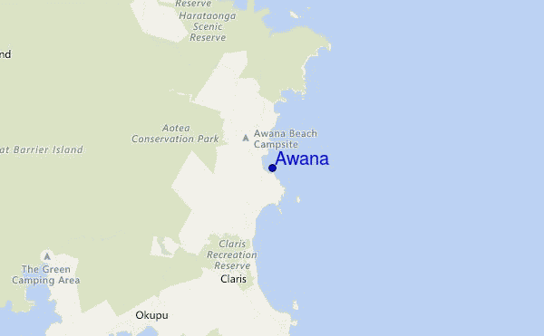 mappa di localizzazione di Awana