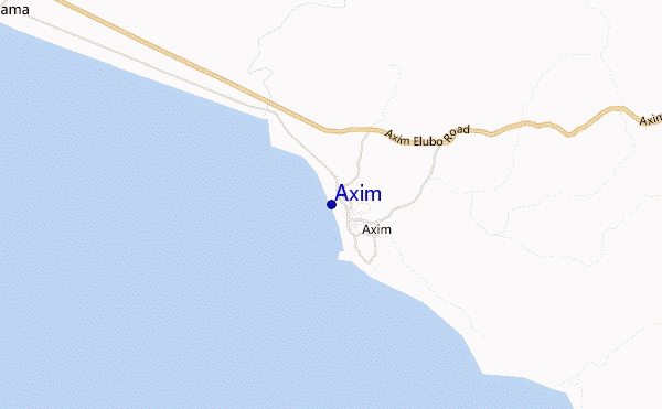 mappa di localizzazione di Axim
