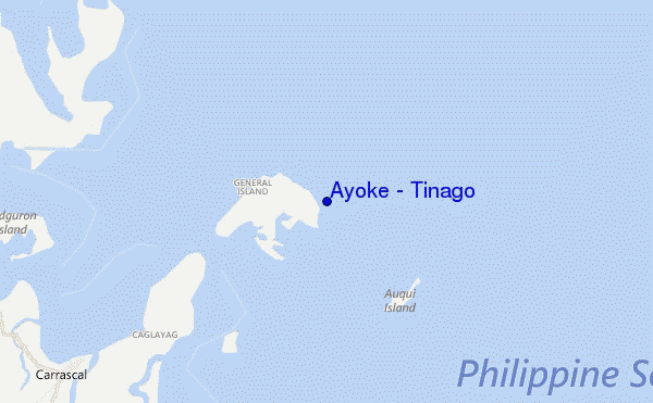 mappa di localizzazione di Ayoke - Tinago