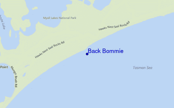 mappa di localizzazione di Back Bommie
