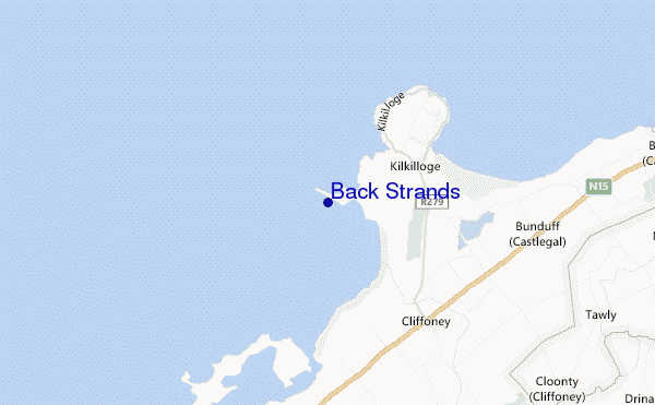 mappa di localizzazione di Back Strands