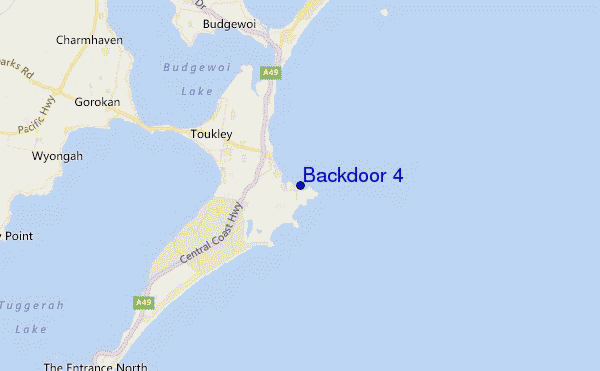 mappa di localizzazione di Backdoor 4