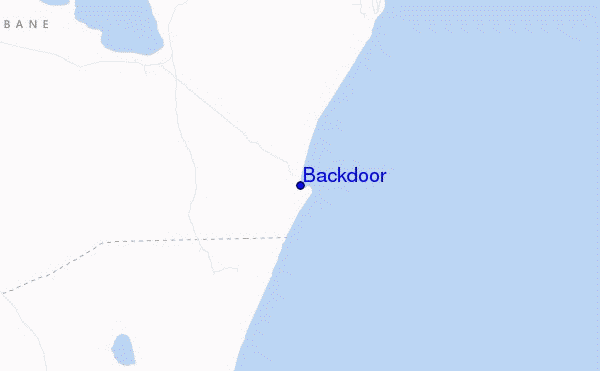 mappa di localizzazione di Backdoor