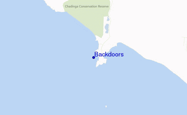 mappa di localizzazione di Backdoors