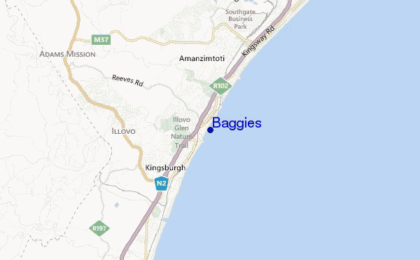 mappa di localizzazione di Baggies
