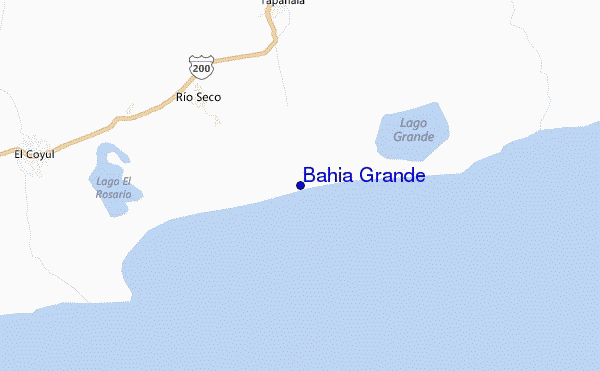 mappa di localizzazione di Bahia Grande