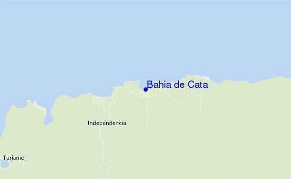 mappa di localizzazione di Bahia de Cata