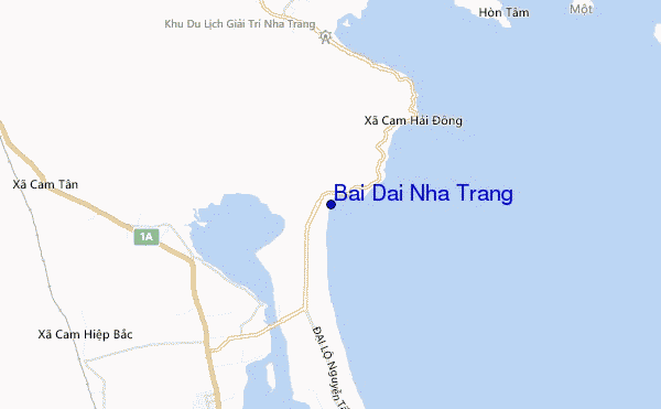 mappa di localizzazione di Bai Dai Nha Trang
