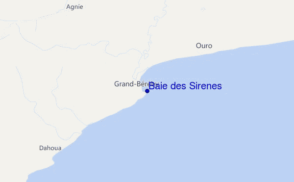 mappa di localizzazione di Baie des Sirènes