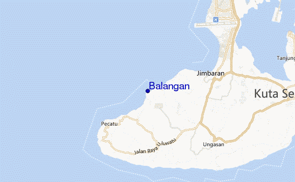 mappa di localizzazione di Balangan