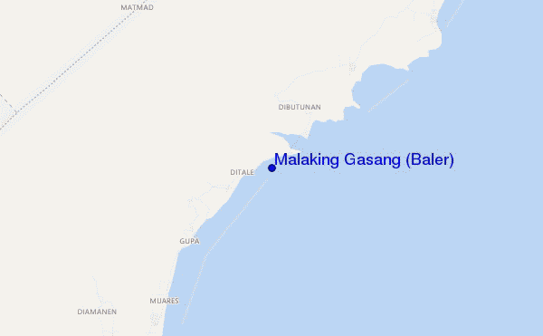 mappa di localizzazione di Malaking Gasang (Baler)