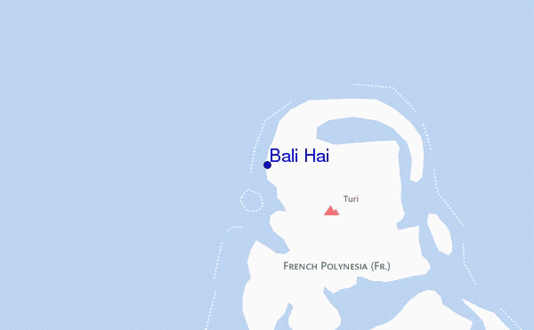 mappa di localizzazione di Bali Hai