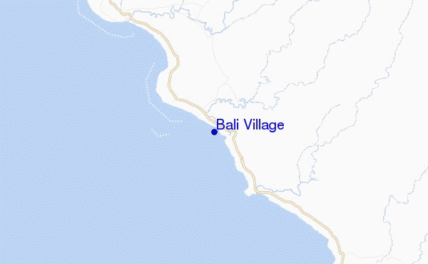 mappa di localizzazione di Bali Village