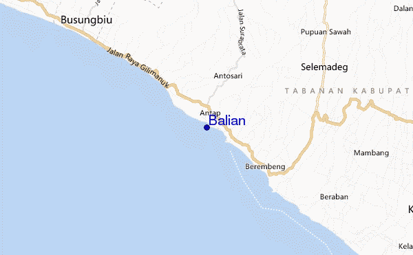 mappa di localizzazione di Balian