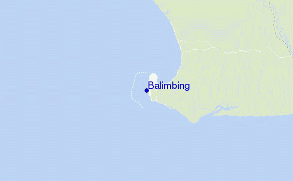 mappa di localizzazione di Balimbing