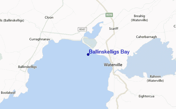mappa di localizzazione di Ballinskelligs Bay