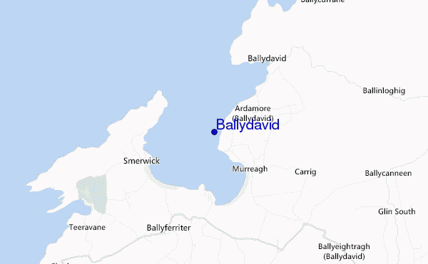 mappa di localizzazione di Ballydavid