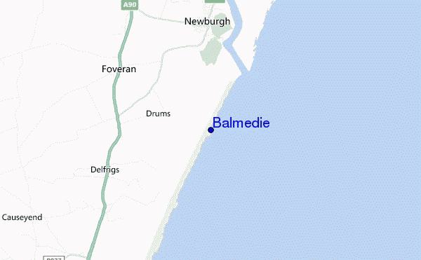 mappa di localizzazione di Balmedie