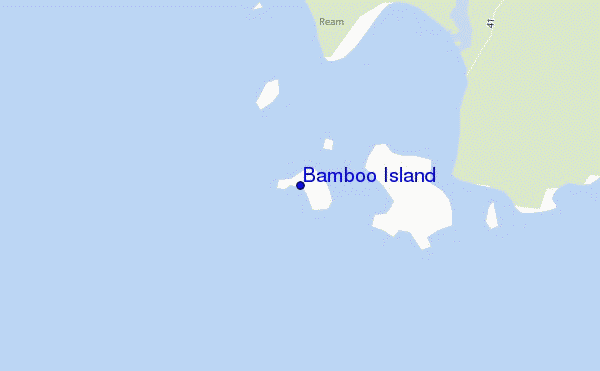 mappa di localizzazione di Bamboo Island