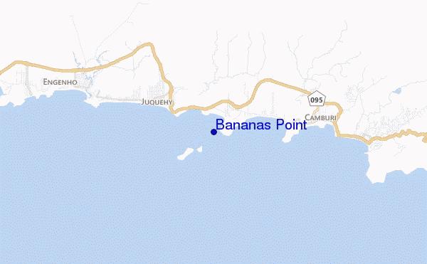mappa di localizzazione di Bananas Point