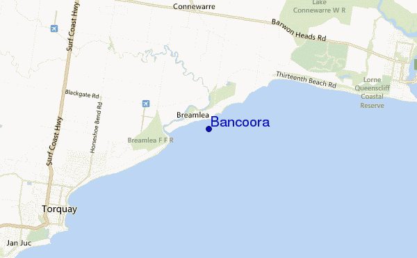 mappa di localizzazione di Bancoora