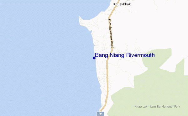 mappa di localizzazione di Bang Niang Rivermouth