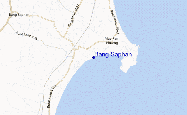 mappa di localizzazione di Bang Saphan