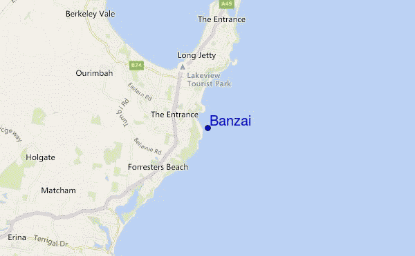 mappa di localizzazione di Banzai