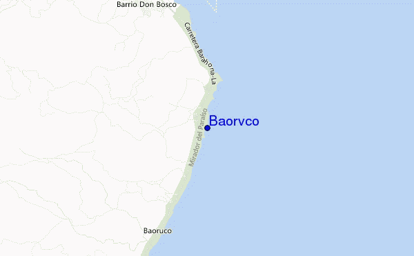 mappa di localizzazione di Baorvco