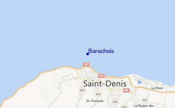 mappa di localizzazione di Barachois