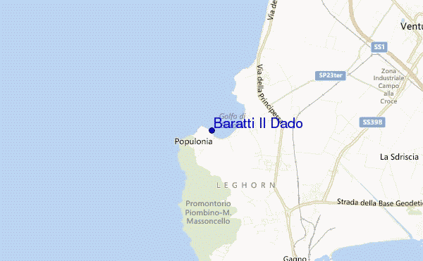 mappa di localizzazione di Baratti Il Dado