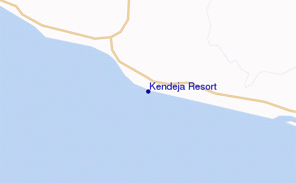 mappa di localizzazione di Kendeja Resort
