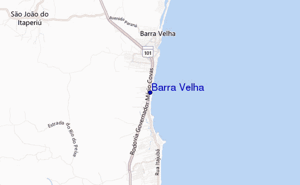 mappa di localizzazione di Barra Velha