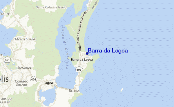 mappa di localizzazione di Barra da Lagoa