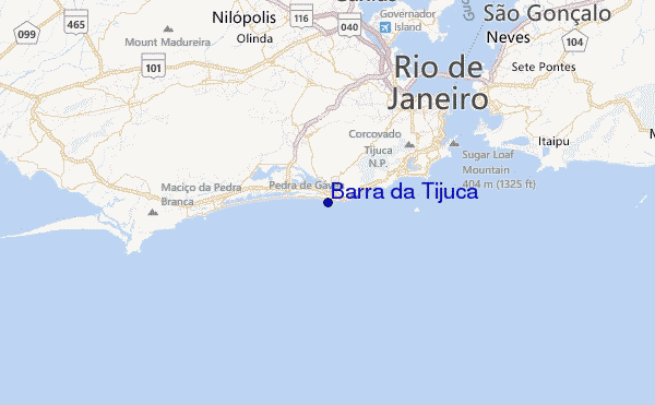 Barra da Tijuca Location Map