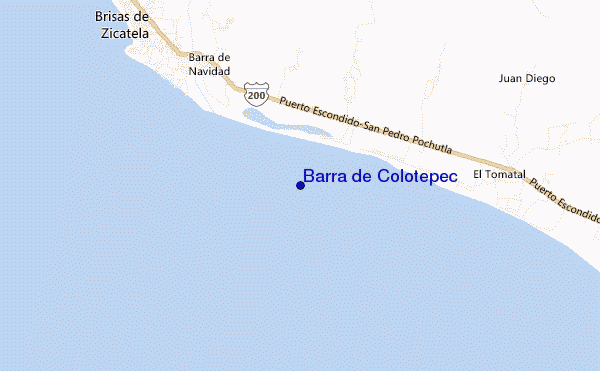 mappa di localizzazione di Barra de Colotepec