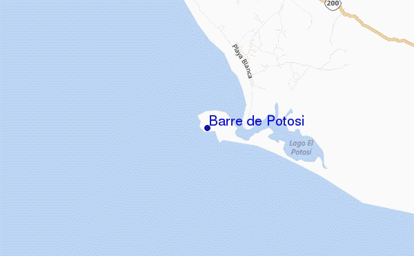 mappa di localizzazione di Barre de Potosi