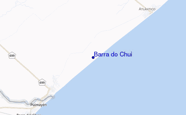 mappa di localizzazione di Barra do Chui