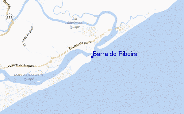 mappa di localizzazione di Barra do Ribeira