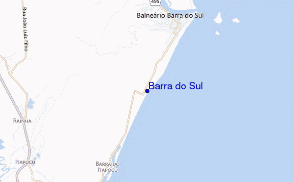 mappa di localizzazione di Barra do Sul