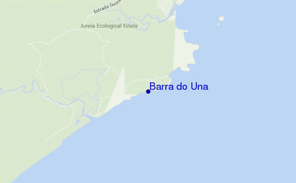 mappa di localizzazione di Barra do Una