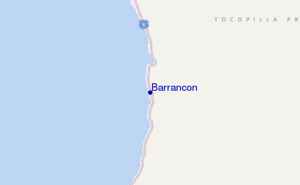 mappa di localizzazione di Barrancon