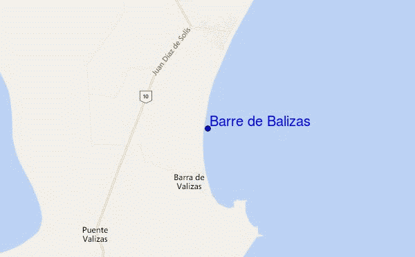 mappa di localizzazione di Barre de Balizas