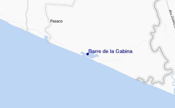 mappa di localizzazione di Barre de la Gabina