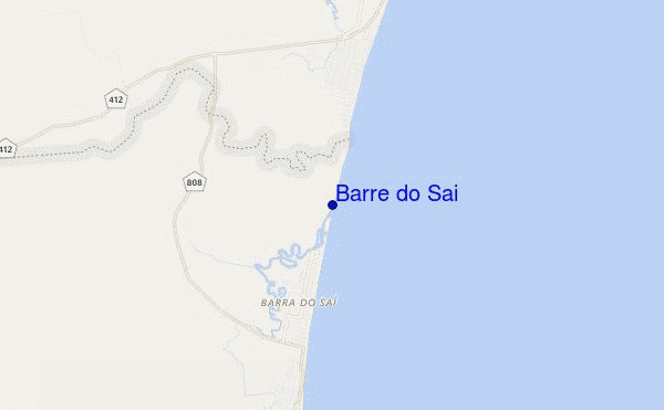 mappa di localizzazione di Barre do Sai