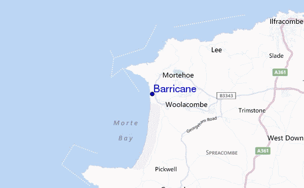 mappa di localizzazione di Barricane