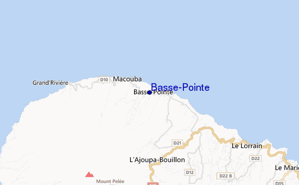 mappa di localizzazione di Basse-Pointe